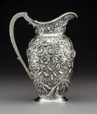 Sold at Auction: S Kirk & Son Sterling Repousse Hot Water Pitcher