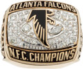 2000 New York Giants NFC Championship Ring Presented to Defensive, Lot  #81051