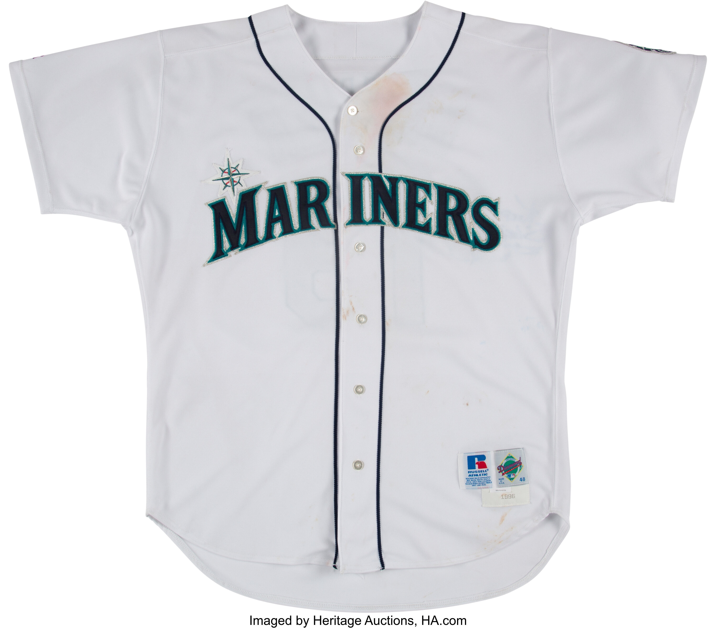 Mariners Jay Buhner Autographed White Russell Jersey 1998 Home Beckett –  CollectibleXchange