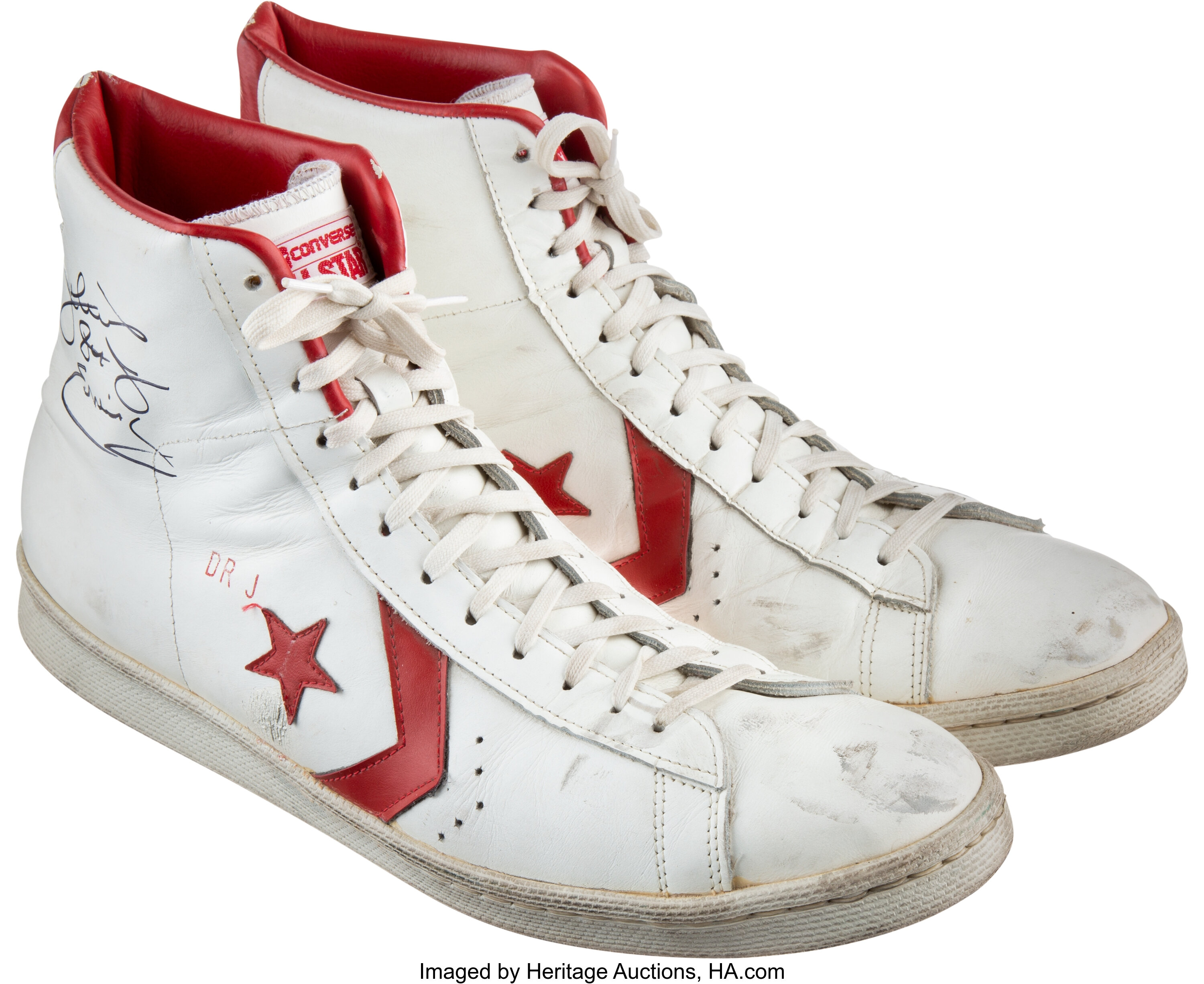 råb op Fatal Lim 1980-83 Julius Erving Game Worn & Signed Converse "Pro Leather" | Lot  #50873 | Heritage Auctions