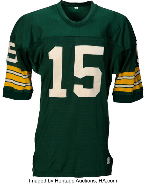 Bart Starr Jersey White Green Bay M-5XL Custom Sewn Stitched