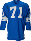 Alex Karras 2011 National Treasures Timeline Game Jersey 46/99 Detroit  Lions |