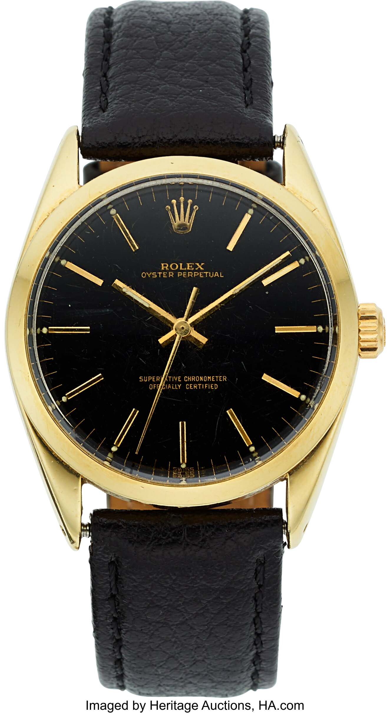 Rolex Oyster Perpetual Ref. 1024 Gold Shell Over Stainless