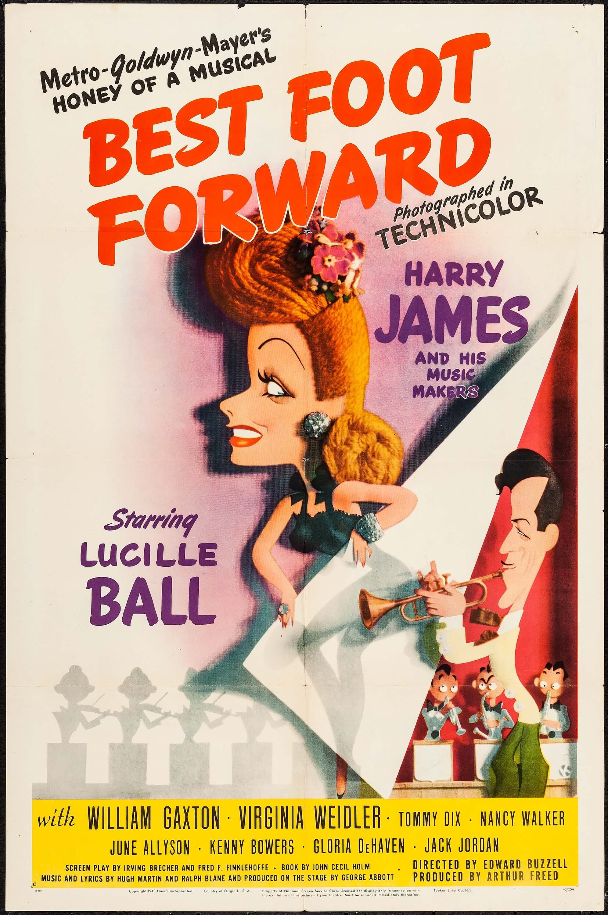 Best Foot Forward (MGM, 1943). One Sheet (27" X 41") Style C, | Lot #52046  | Heritage Auctions