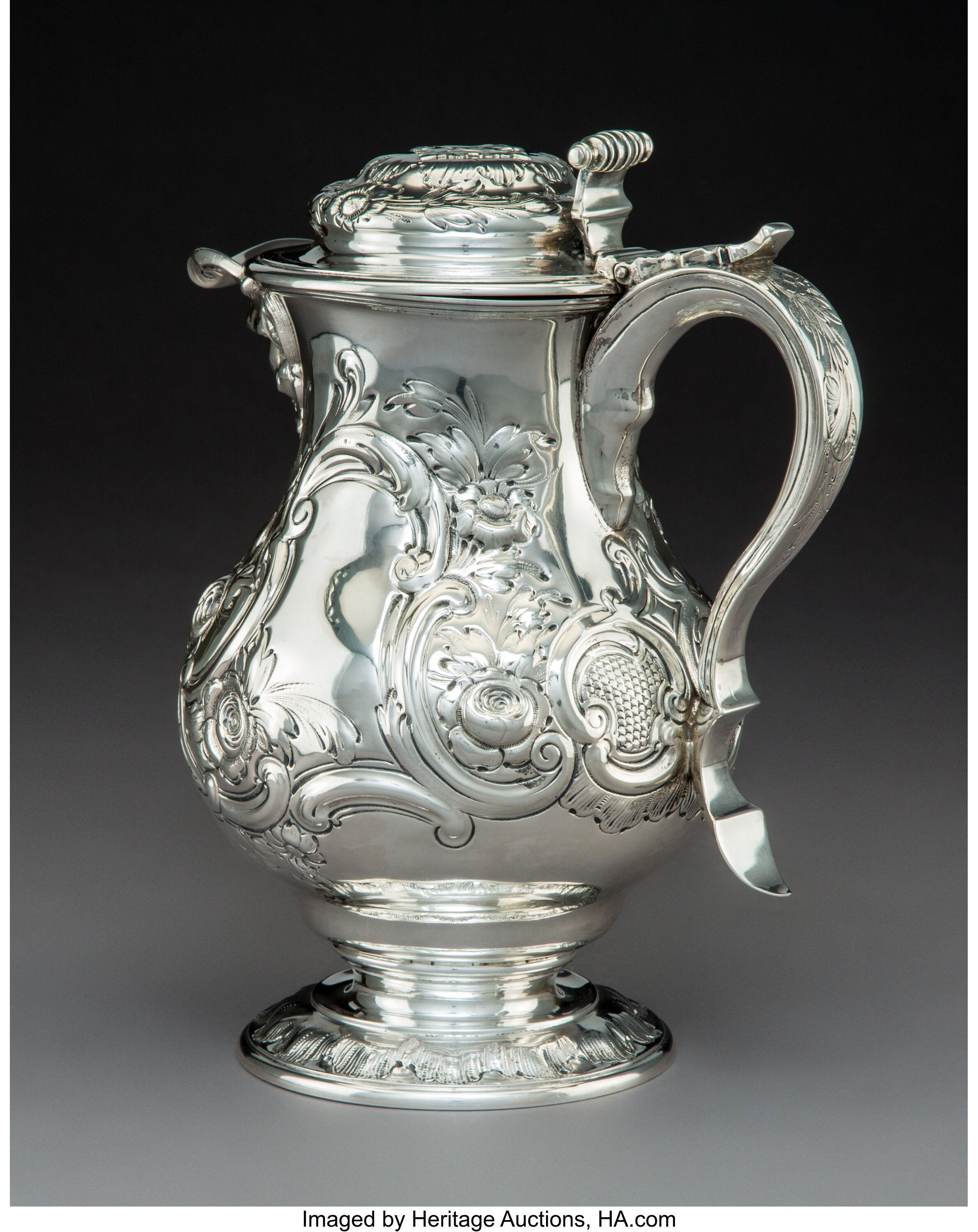 A John C. Moore Silver Pitcher for Tiffany & Co., New York, circa | Lot ...