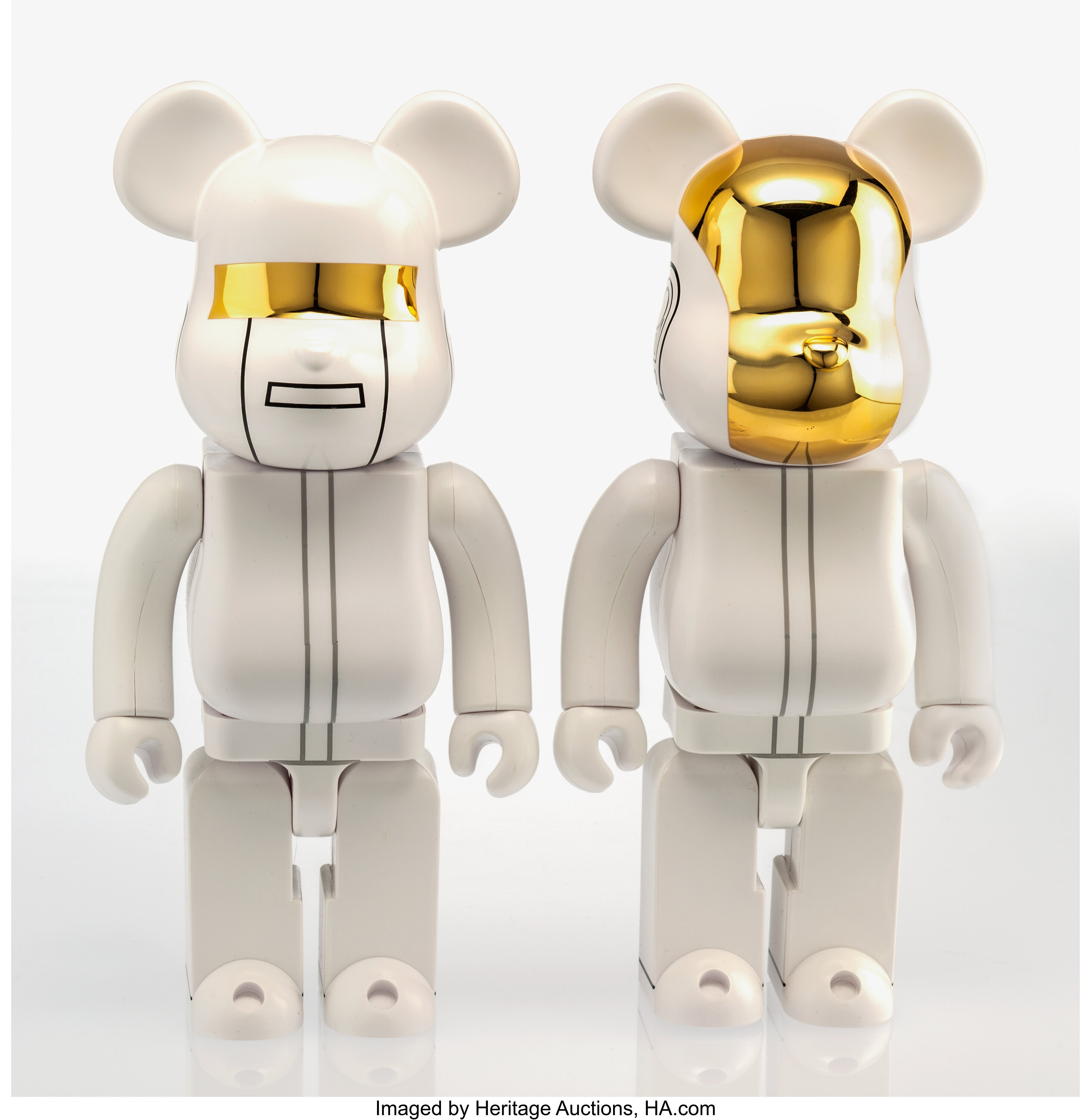 BE@RBRICK X Daft Punk. White Suit 400%, two works, 2016. Painted | Lot ...