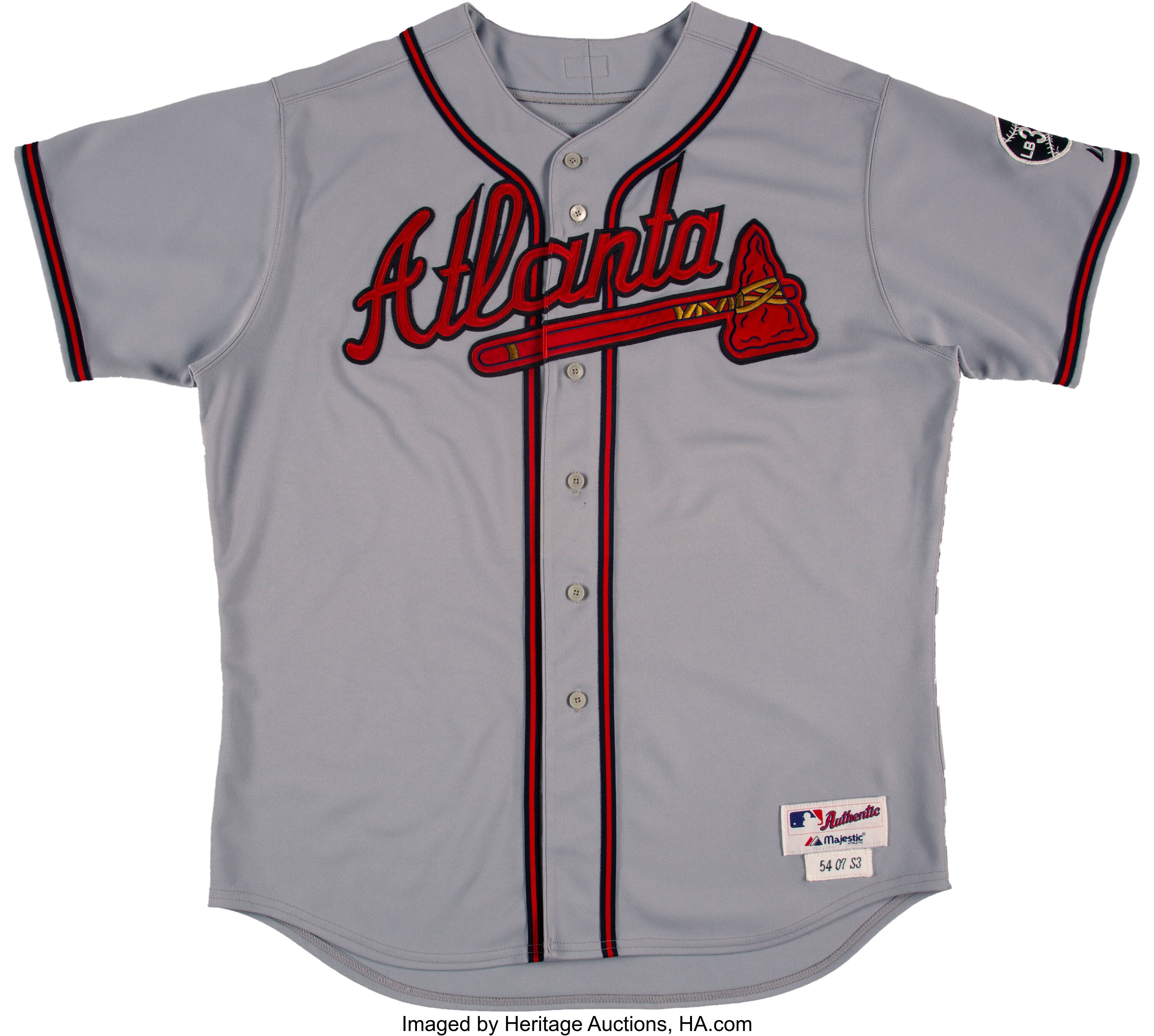 2007 Bobby Cox Game Worn & Signed Atlanta Braves Jersey., Lot #51195