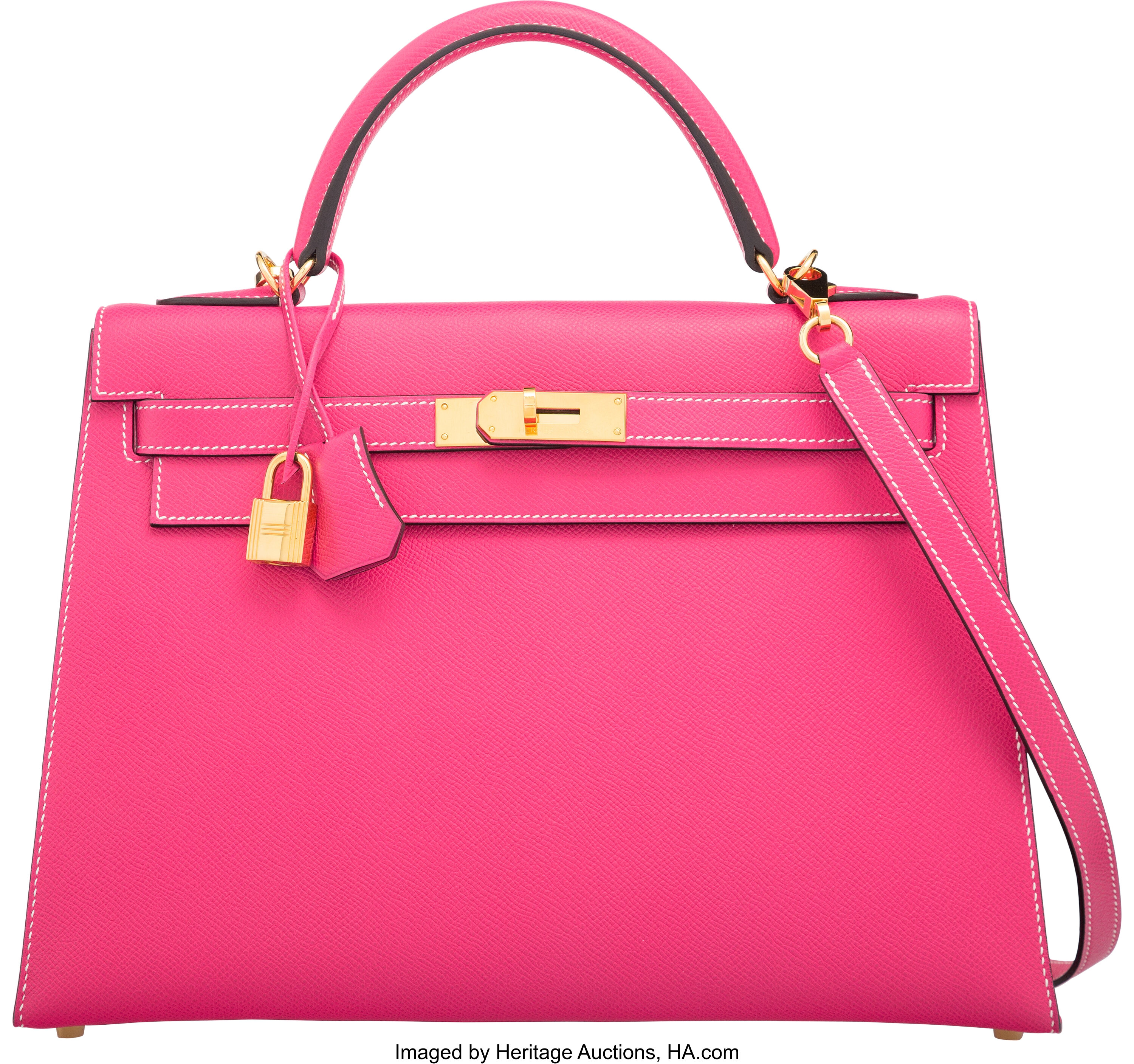 Sold at Auction: Hermes Birkin 30 Bag, Rose Pourpre Togo Leather, Palladium  Hardware