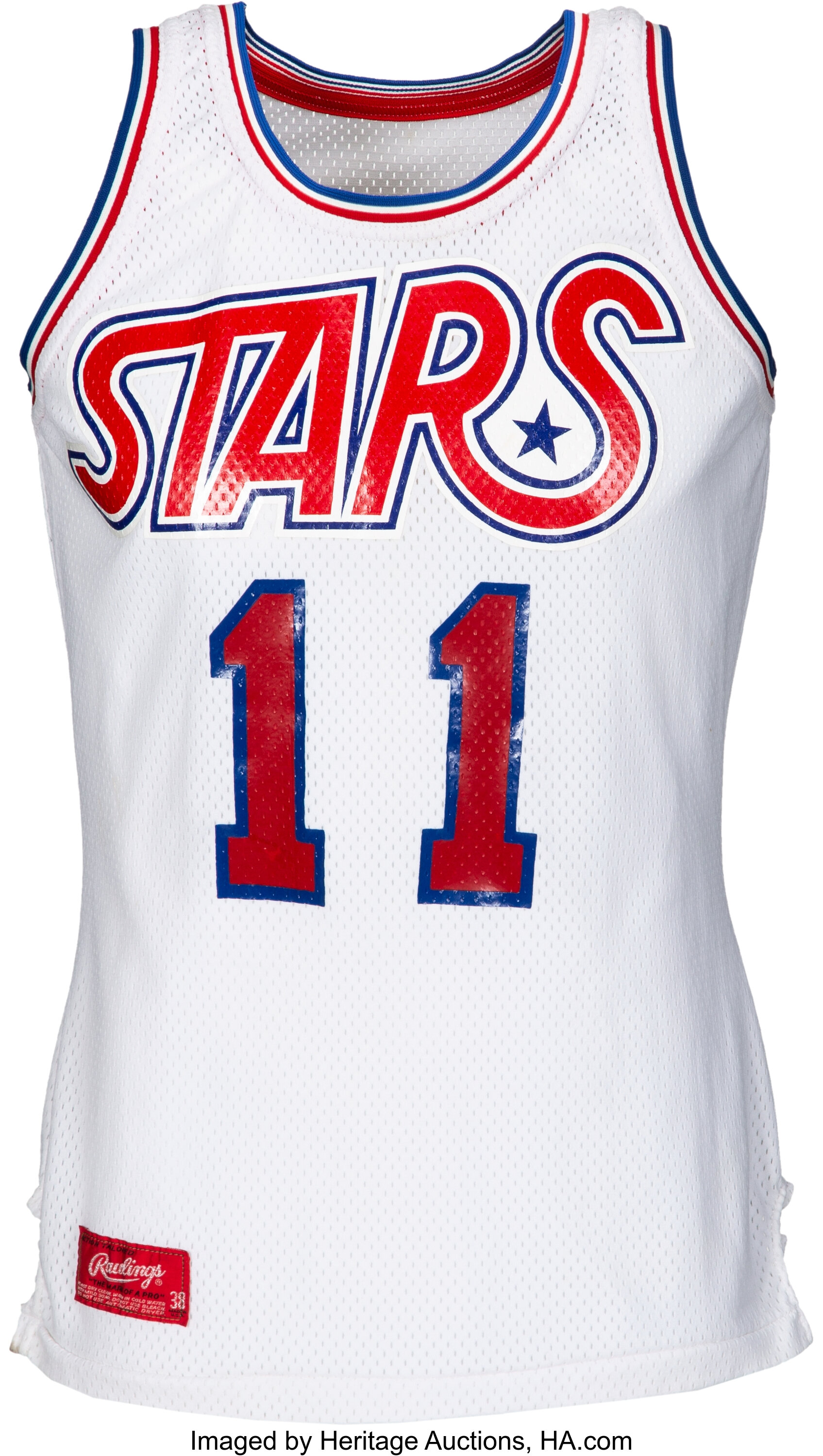 Utah Stars Jersey - White (1975) - 2XL - Royal Retros