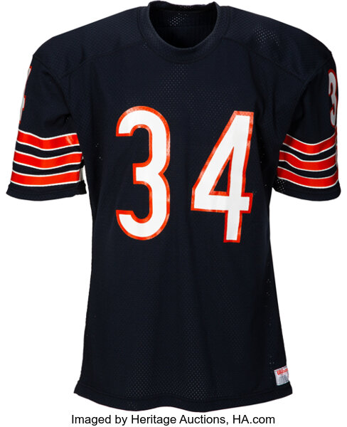 Lot Detail - 1985 Walter Payton Chicago Bears Game-Used Road Jersey