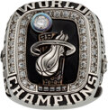 Sold at Auction: Miami Heat Championship Ring 2012-13 NBA season