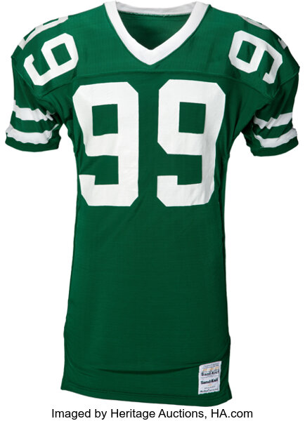 Early 1980's Mark Gastineau Game Worn New York Jets Jersey., Lot #80086