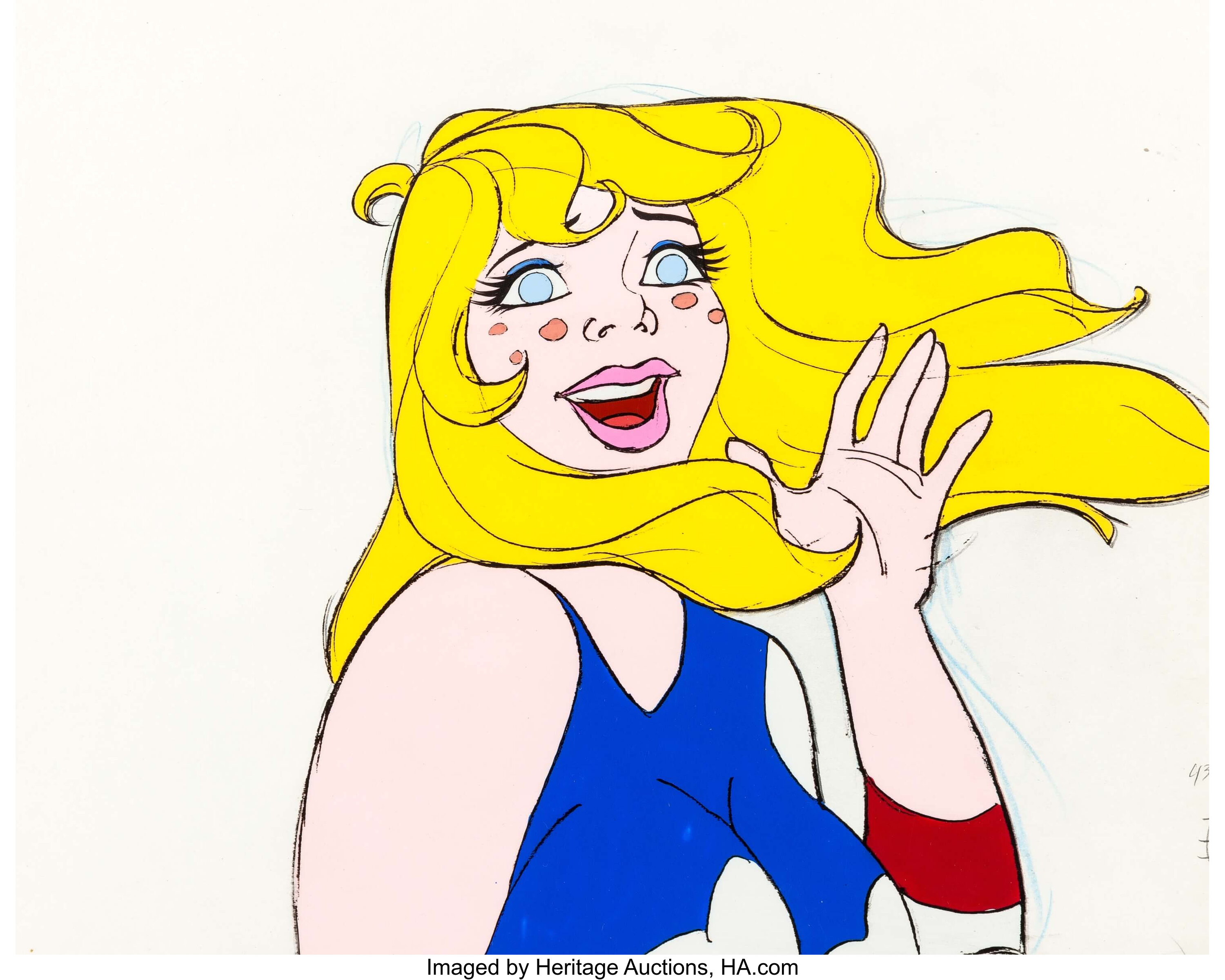 Coonskin Miss America Production Cel And Animation Drawing Ralph Lot 12270 Heritage Auctions