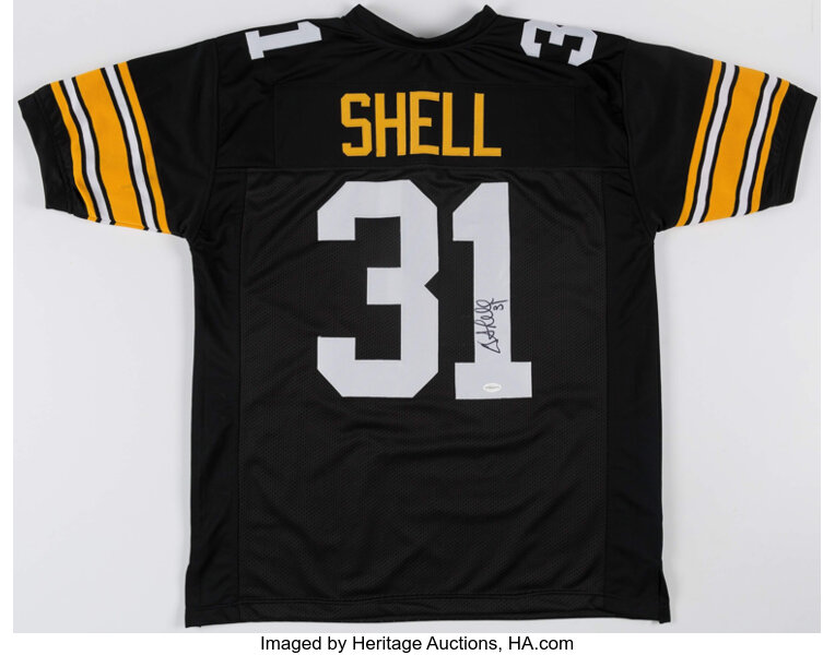 Donnie Shell Signed Pittsburgh Steelers Jersey. Autographs