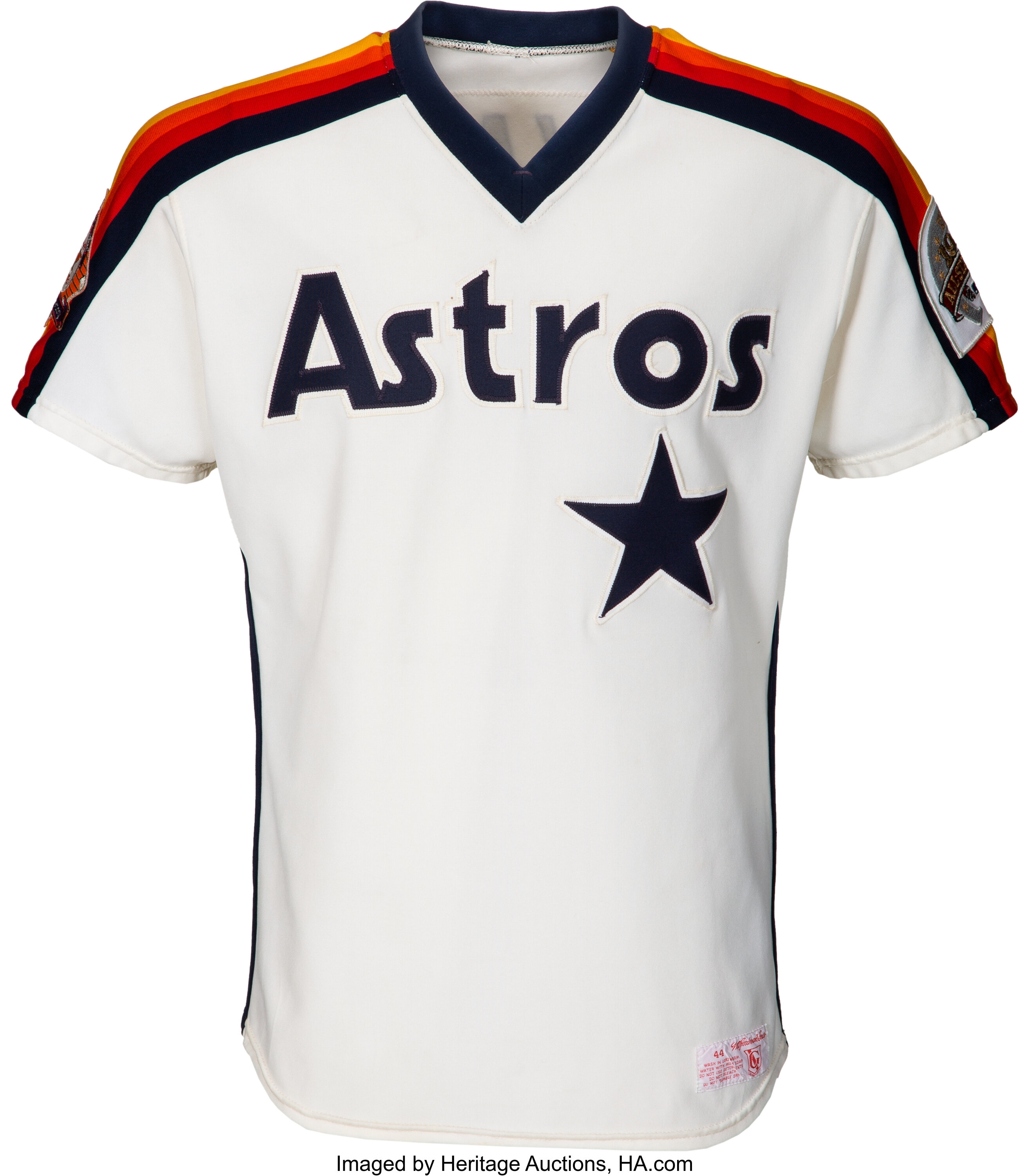 1986 Nolan Ryan Houston Astros Professional Model Home Jersey (SGC/Grob:  Superior)(MLB All-Star Season)