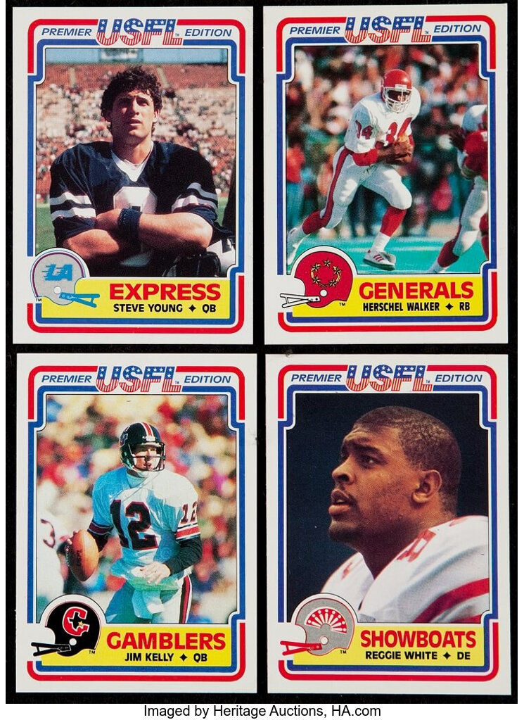 1984 Topps USFL Football Complete Set (132).... Football Cards Sets