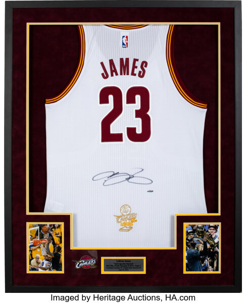 LeBron James Signed Cleveland Cavaliers Authentic Road Jersey, UDA at  's Sports Collectibles Store