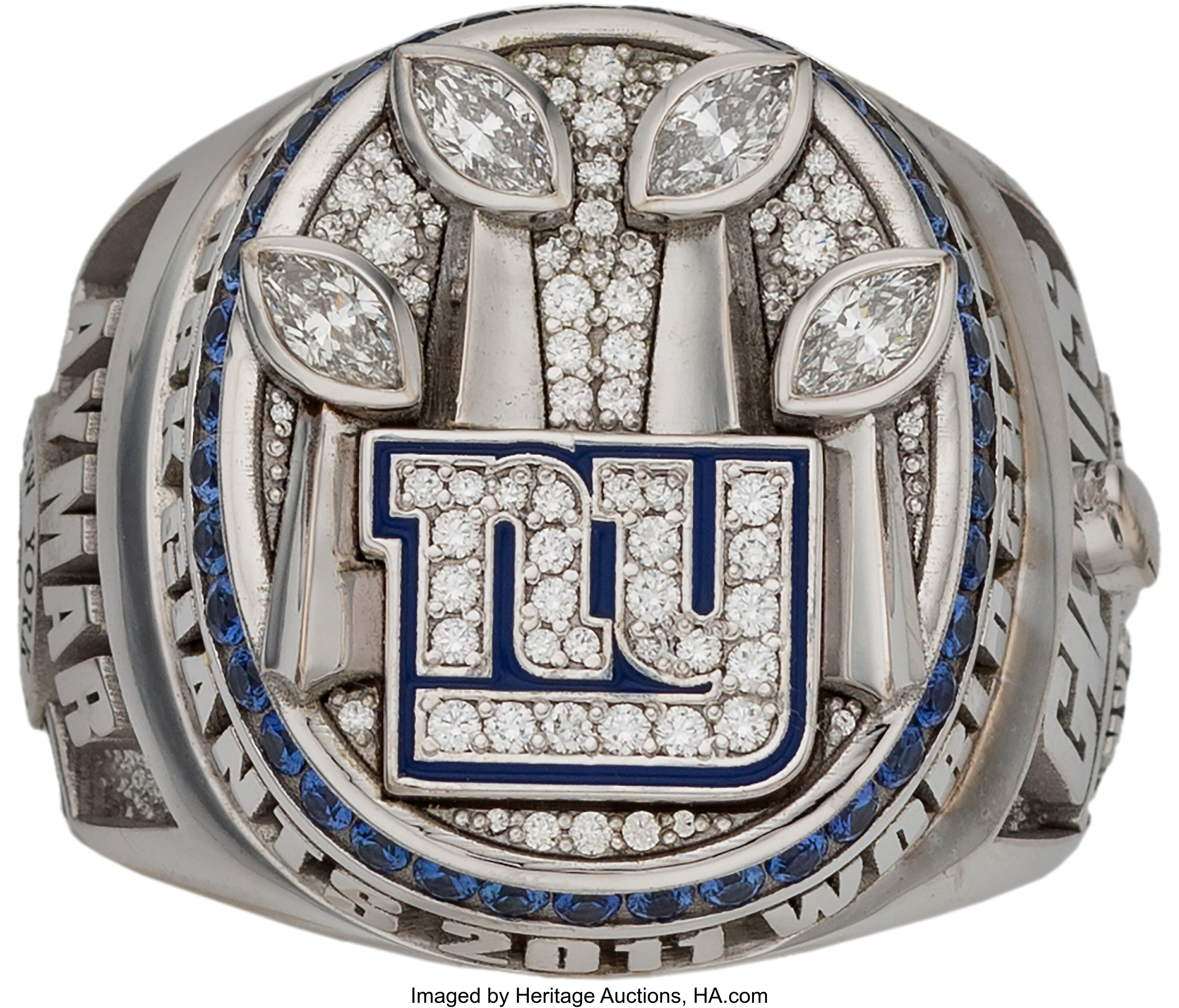 2011 New York Giants Super Bowl XLVI Championship Ring.... Football