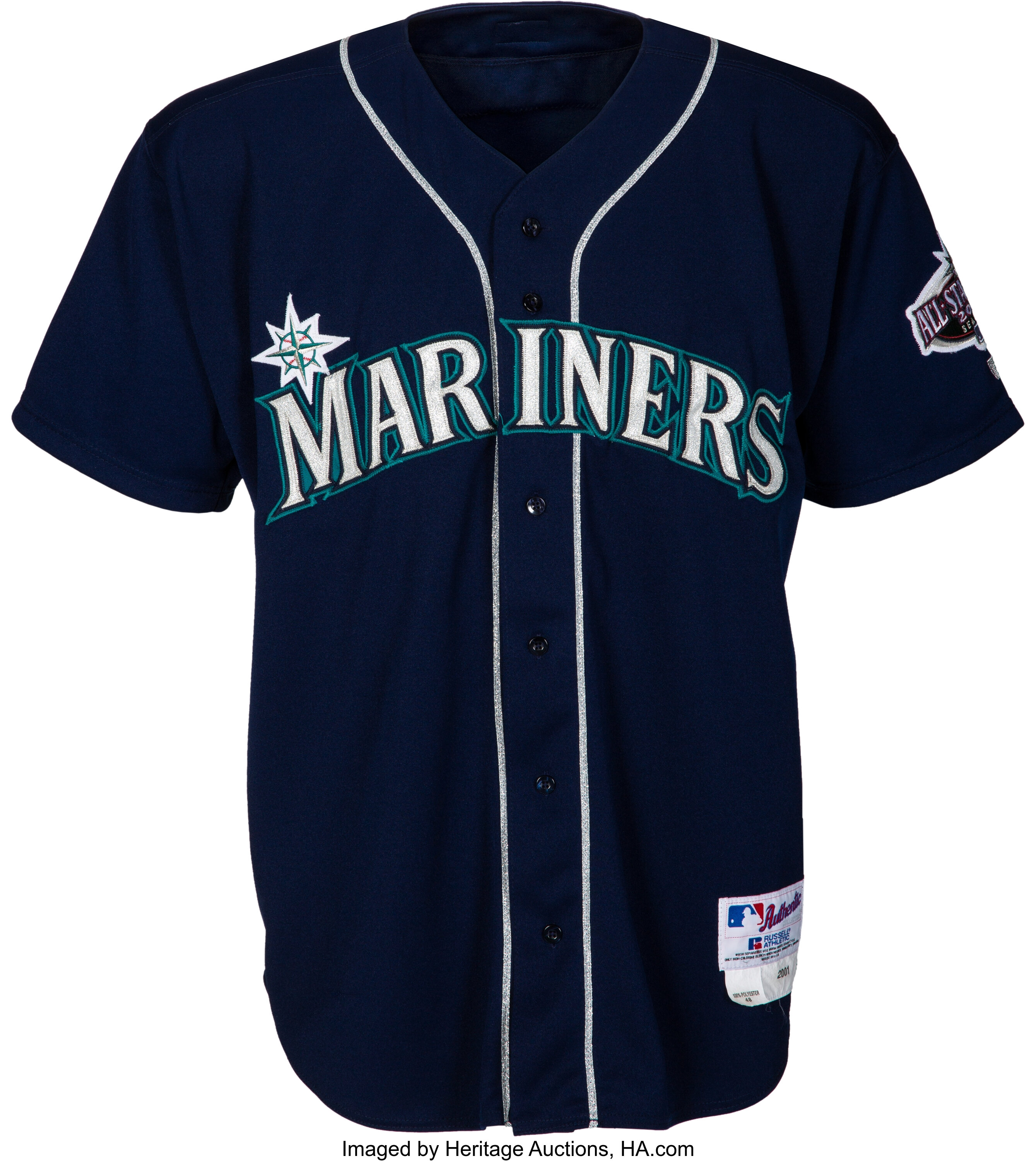 Ichiro Suzuki 2001 Seattle Mariners Home Road Alt Men's Jersey w/ All  Star Patch