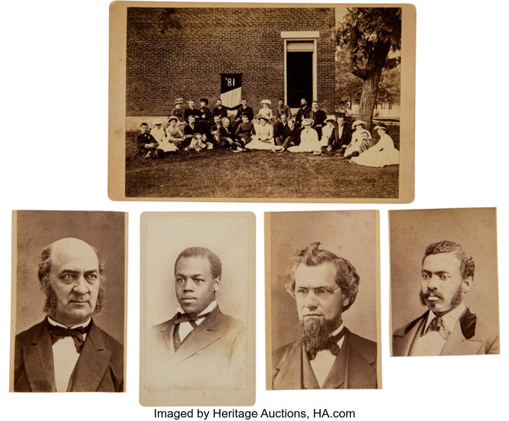 Circa 1880 Moses Fleetwood Walker Oberlin College Photograph