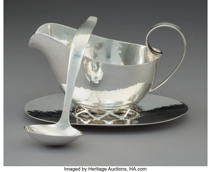 Estate Sterling Silver Gravy Sauce Boat