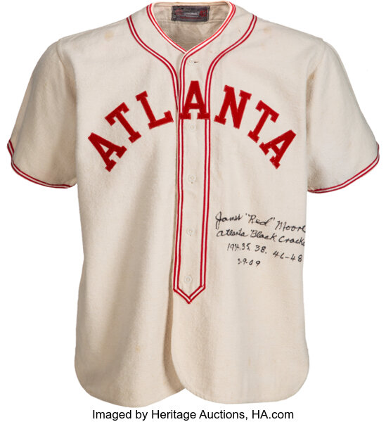 1947-48 James Red Moore Game Worn Atlanta Black Crackers Negro
