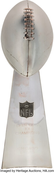 Chicago Bears Super Bowl Replica Trophy