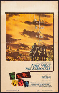 The Searchers (Warner Brothers, 1956). Window Card (14" X 22"). Western