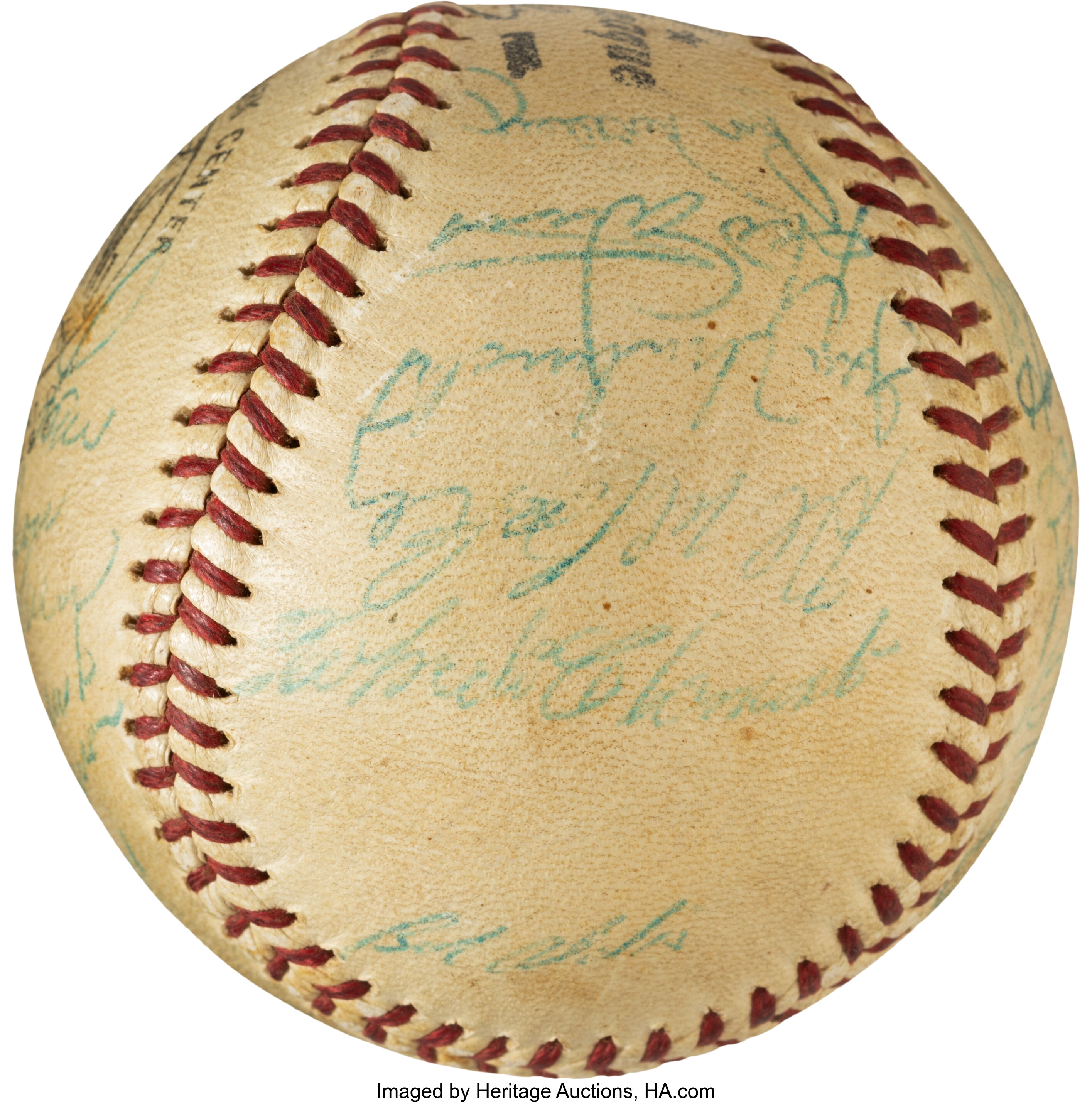 1960 Pittsburgh Pirates Team-Signed Ball, Bill Mazeroski