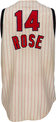 1964 Pete Rose Signed Game Worn Cincinnati Reds Jersey (Photo-Matched,  ex-Reds HOF)