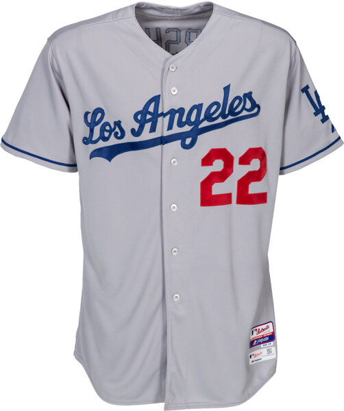 Lot Detail - Clayton Kershaw 2016 Game-Used Dodgers Jersey - Win