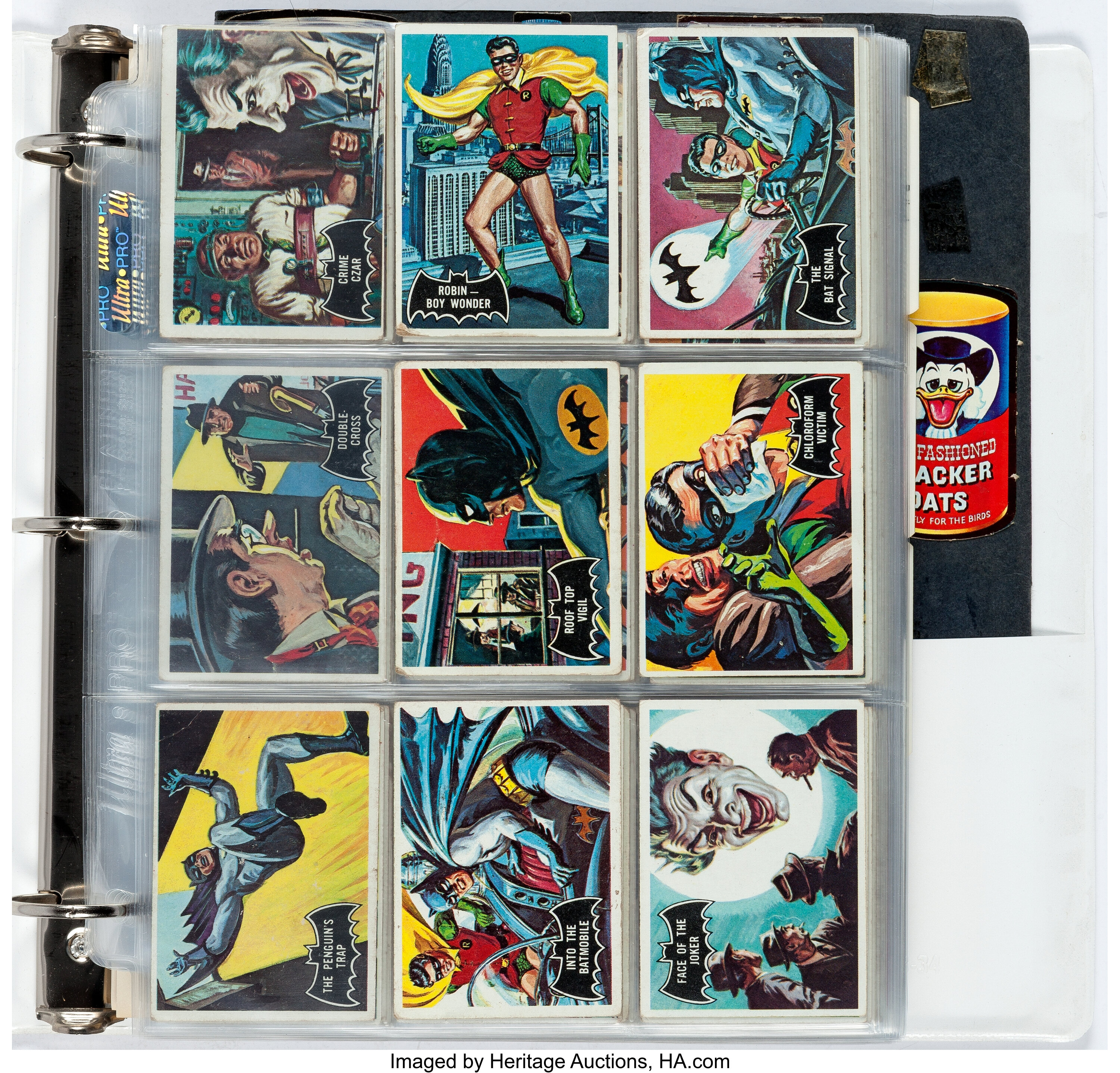 panini batman trading cards