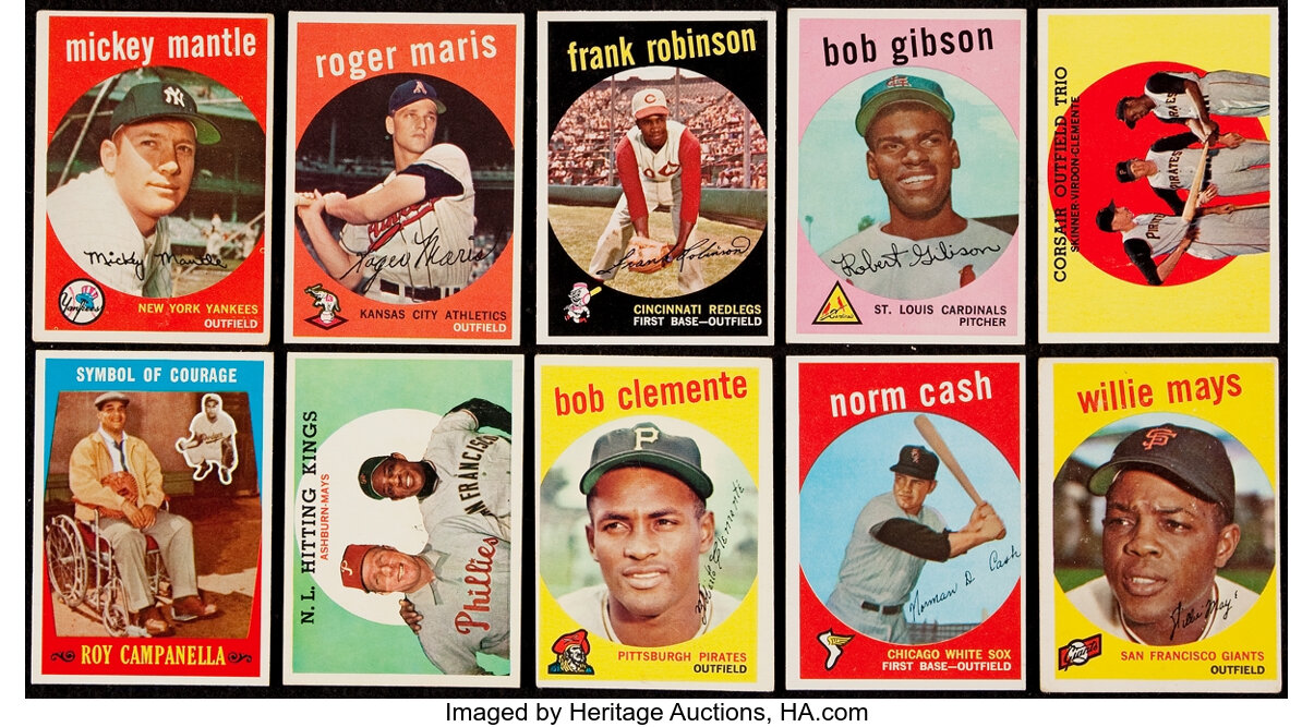 1959 Topps Baseball Complete Set 572 Baseball Cards Sets Lot 42039 Heritage Auctions 