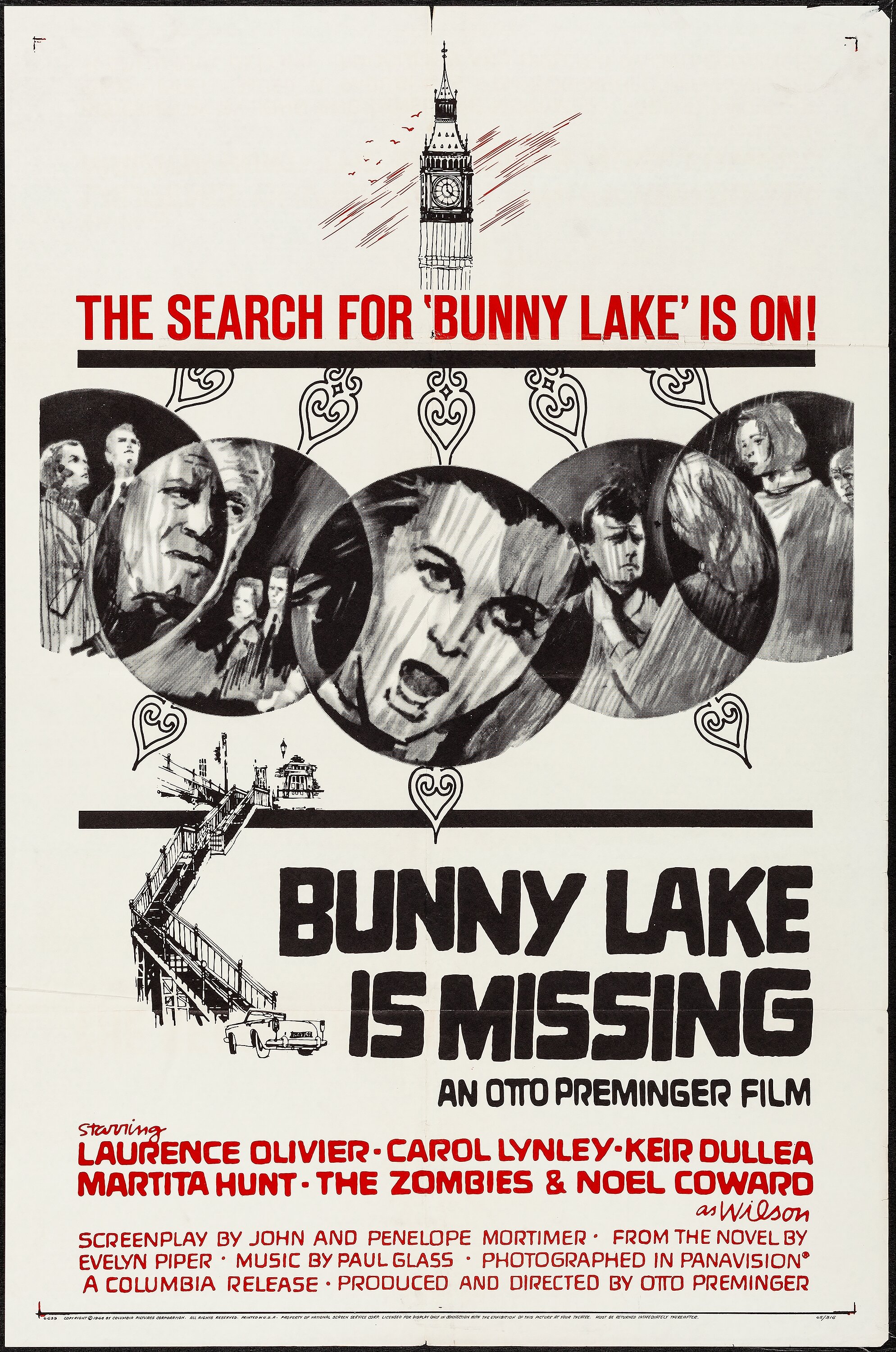 Bunny lake. Исчезнувшая Банни Лейк. Исчезнувшая Банни Лейк / Банни Лейк исчезает / Bunny Lake is missing.