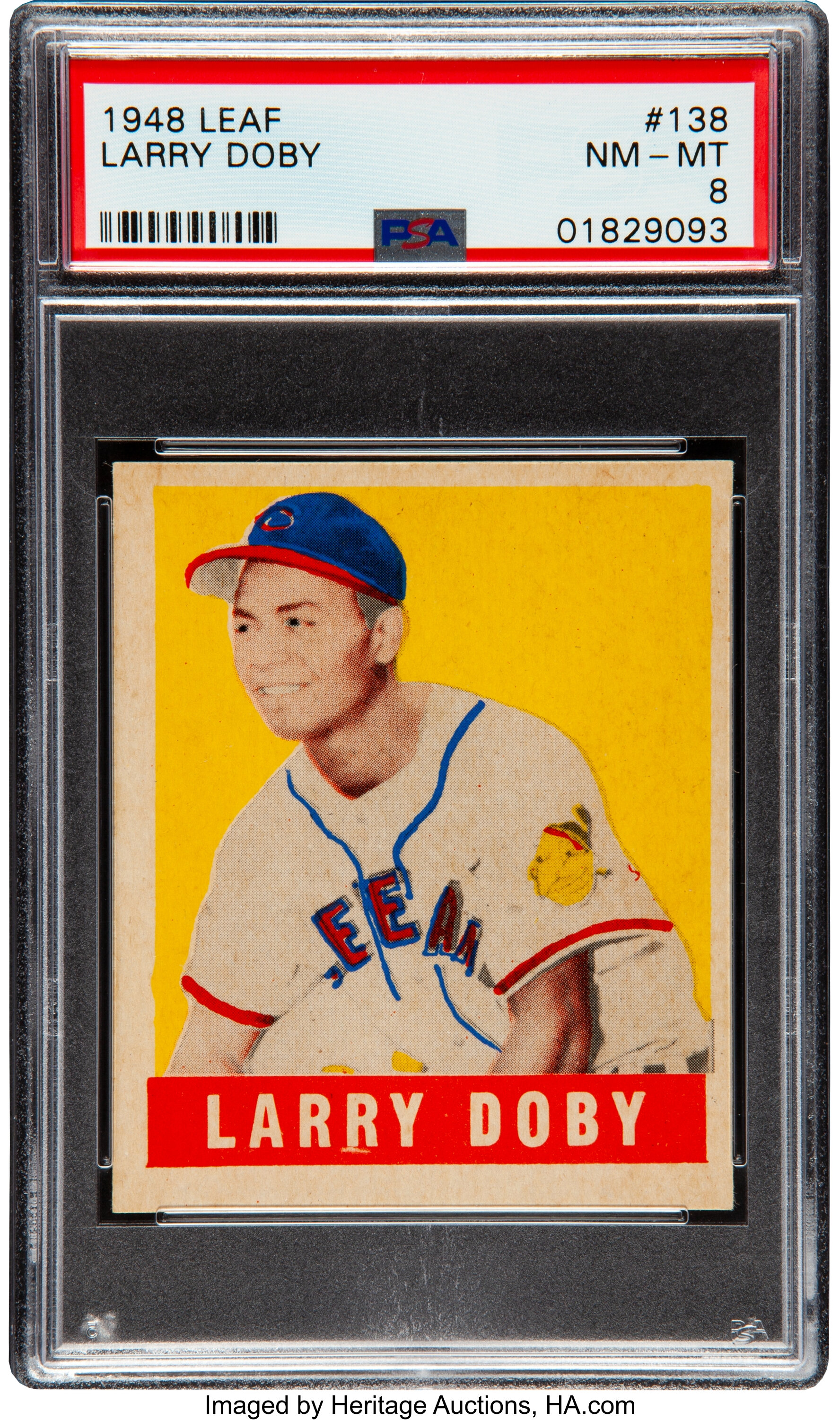 Sold at Auction: LARRY DOBY BASEBALL CARDS (7) - HIGH GRADE