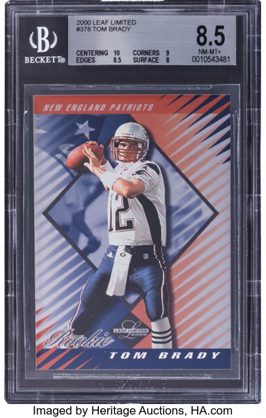 Leaf Tom Brady Football Sports Trading Cards & Accessories for sale