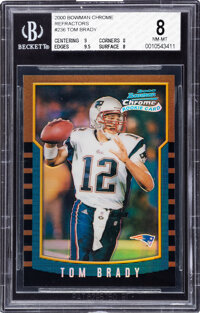 2000 Pacific Tom Brady Gold #403 BGS Mint 9 - Numbered 96/199