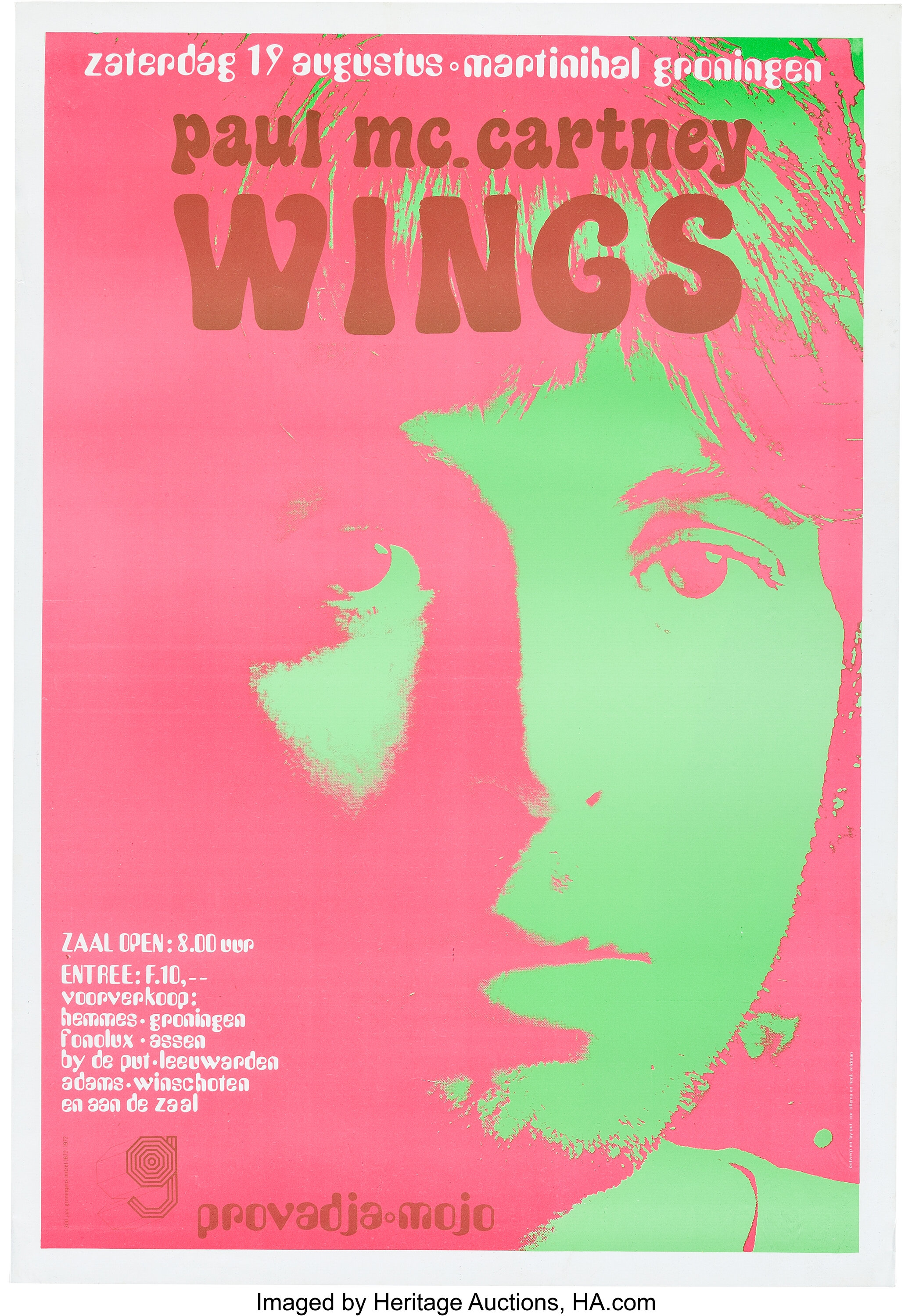 Beatles - Paul McCartney and Wings Very Rare Groningen Dutch | Lot