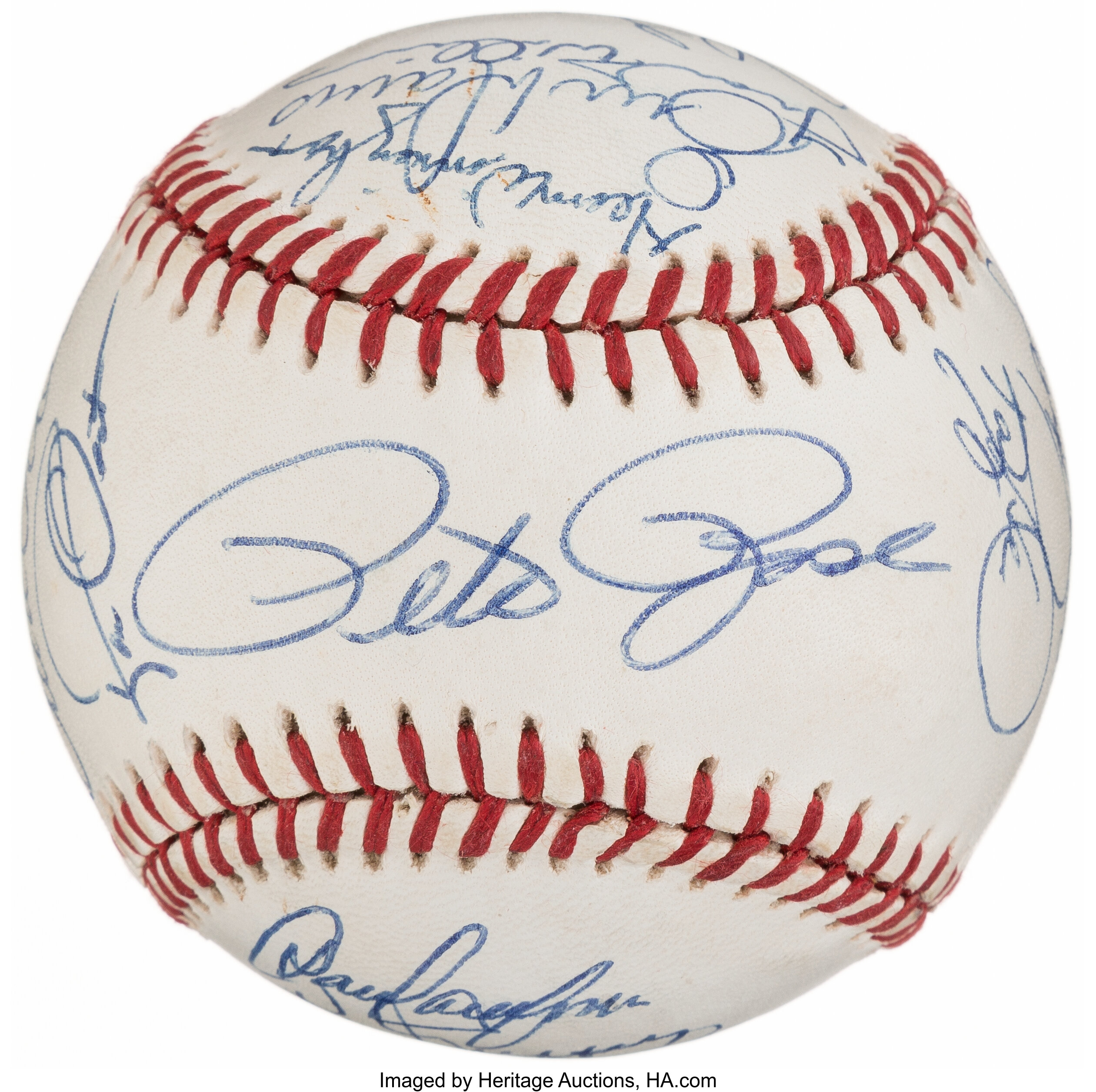 2014 Cincinnati Reds Team-Signed Baseball -- Features Autographs