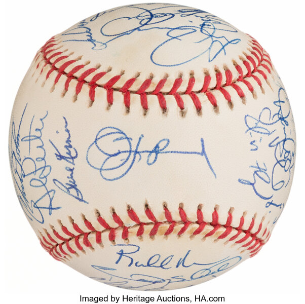 1997 Florida Marlins Team Signed Baseball. The Florida Marlins