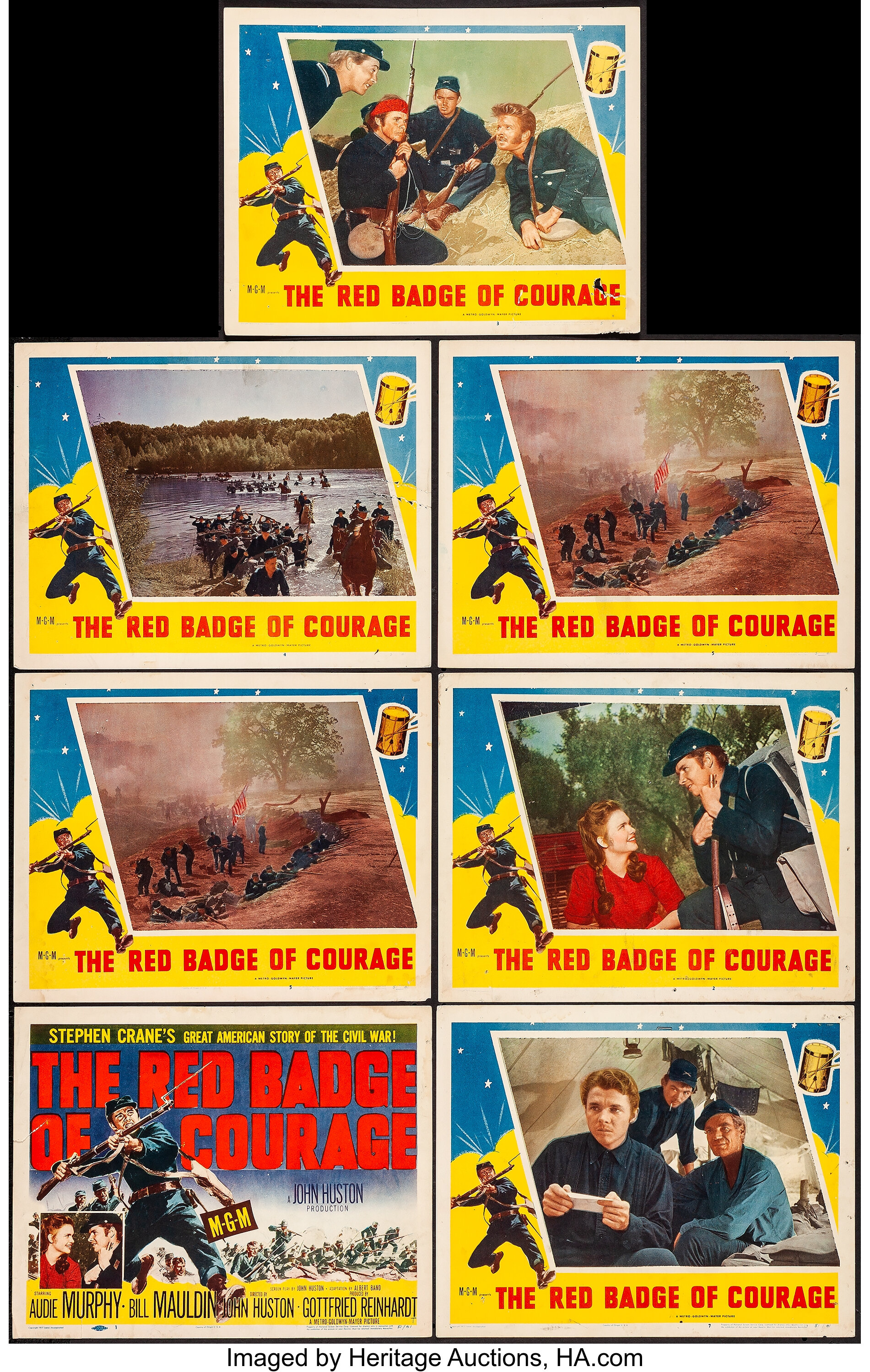 The Red Badge of Courage (MGM, 1951). Title Lobby Card & Lobby | Lot #51329  | Heritage Auctions