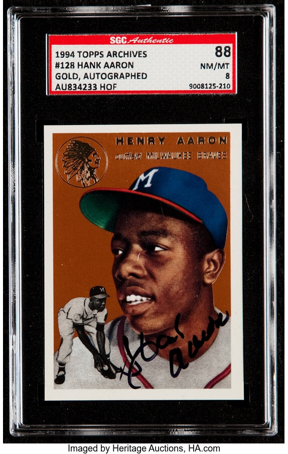  Hank Aaron Collectors Baseball Card Lot : Collectibles & Fine  Art