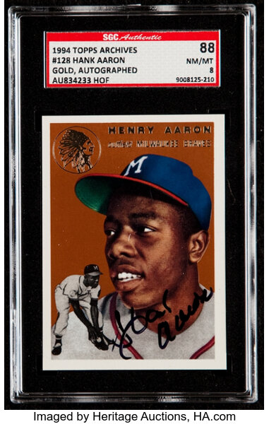  Hank Aaron Collectors Baseball Card Lot : Collectibles & Fine  Art