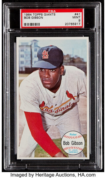 1969 Topps Bob Gibson st Louis Cardinals-pitcher Baseball 