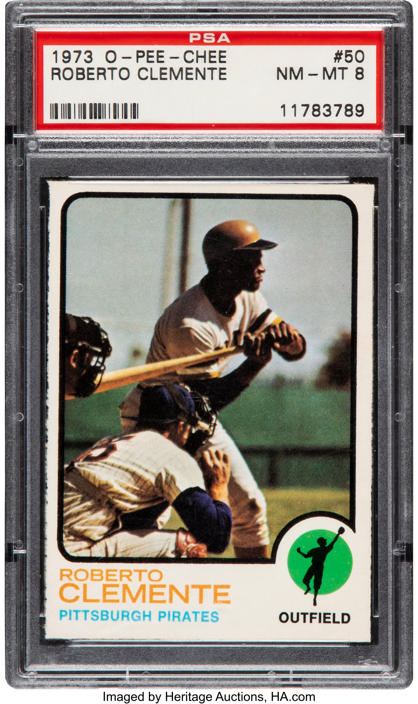 1972 Topps #309 Roberto Clemente Pittsburgh Pirates Baseball