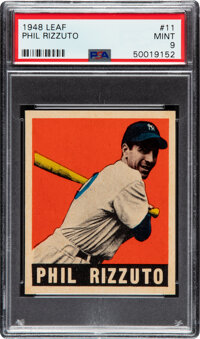 1953 Topps #114 Phil Rizzuto Yankees HALL-OF-FAME PSA 7 - NM 2F 00