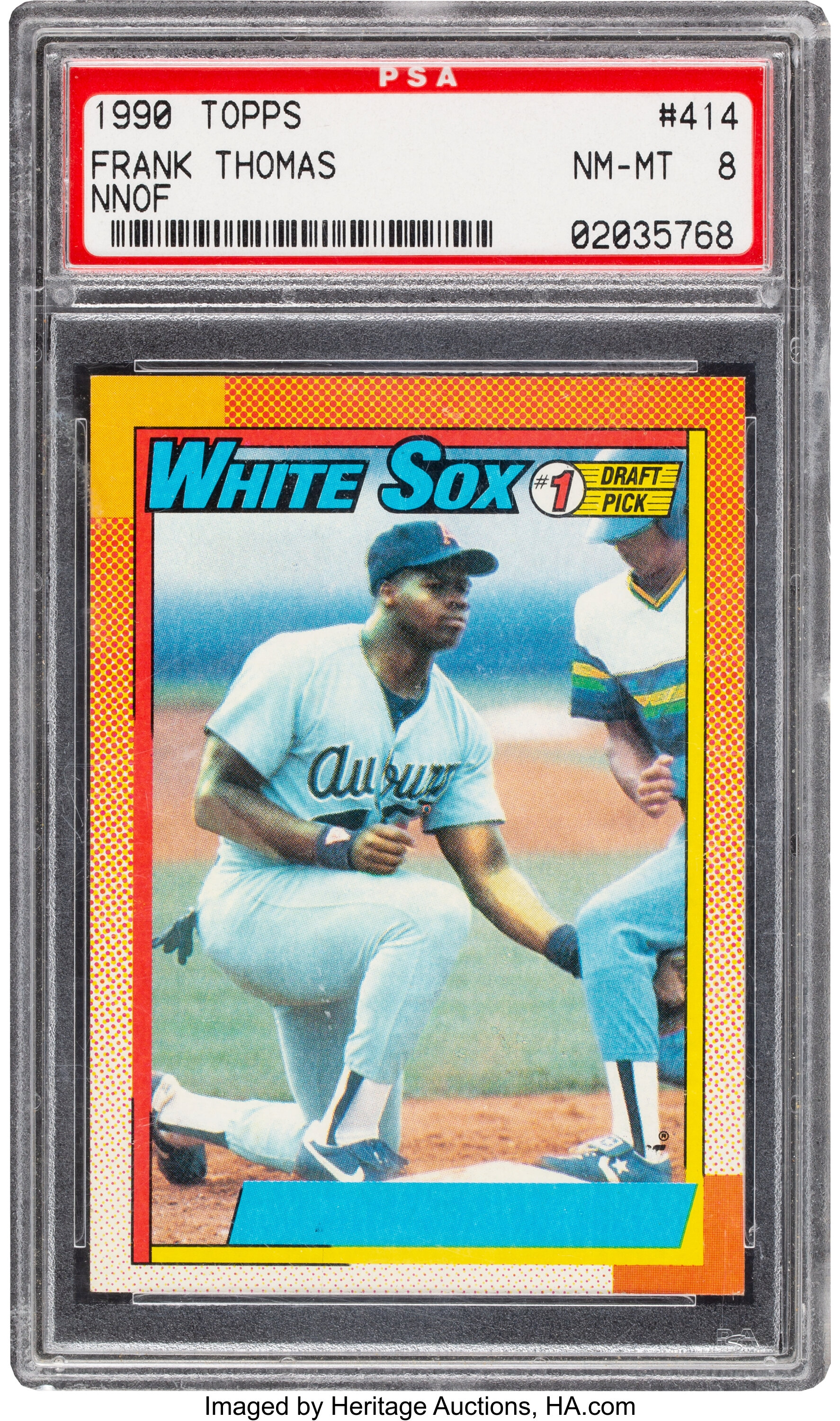 CSG Certifies Two High-grade Examples of the Frank Thomas 'No Name on  Front' Rookie Card