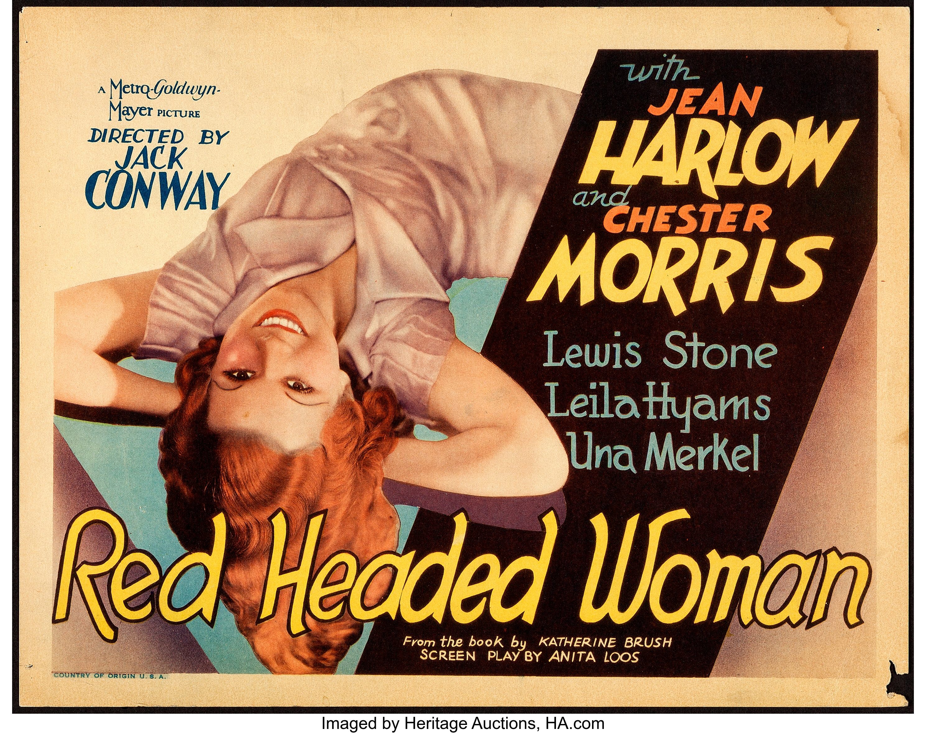 Red Headed Woman Mgm 1932 Title Lobby Card 11 X 14 Lot 86418 Heritage Auctions 6058