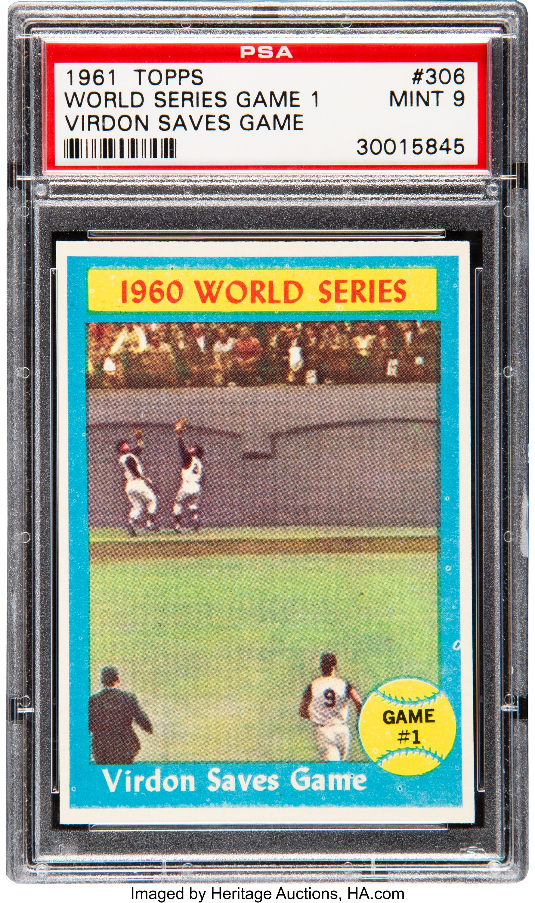 1961 Topps World Series Game 1 (Bill Virdon Saves Game)