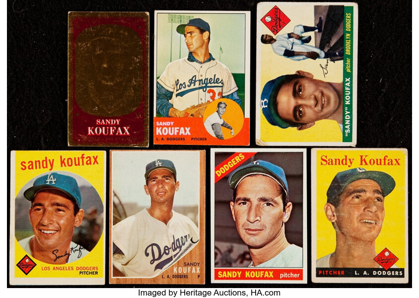 Sandy Koufax 1955 Topps #123 Brooklyn Dodgers Baseball Card